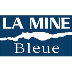 Mine bleu